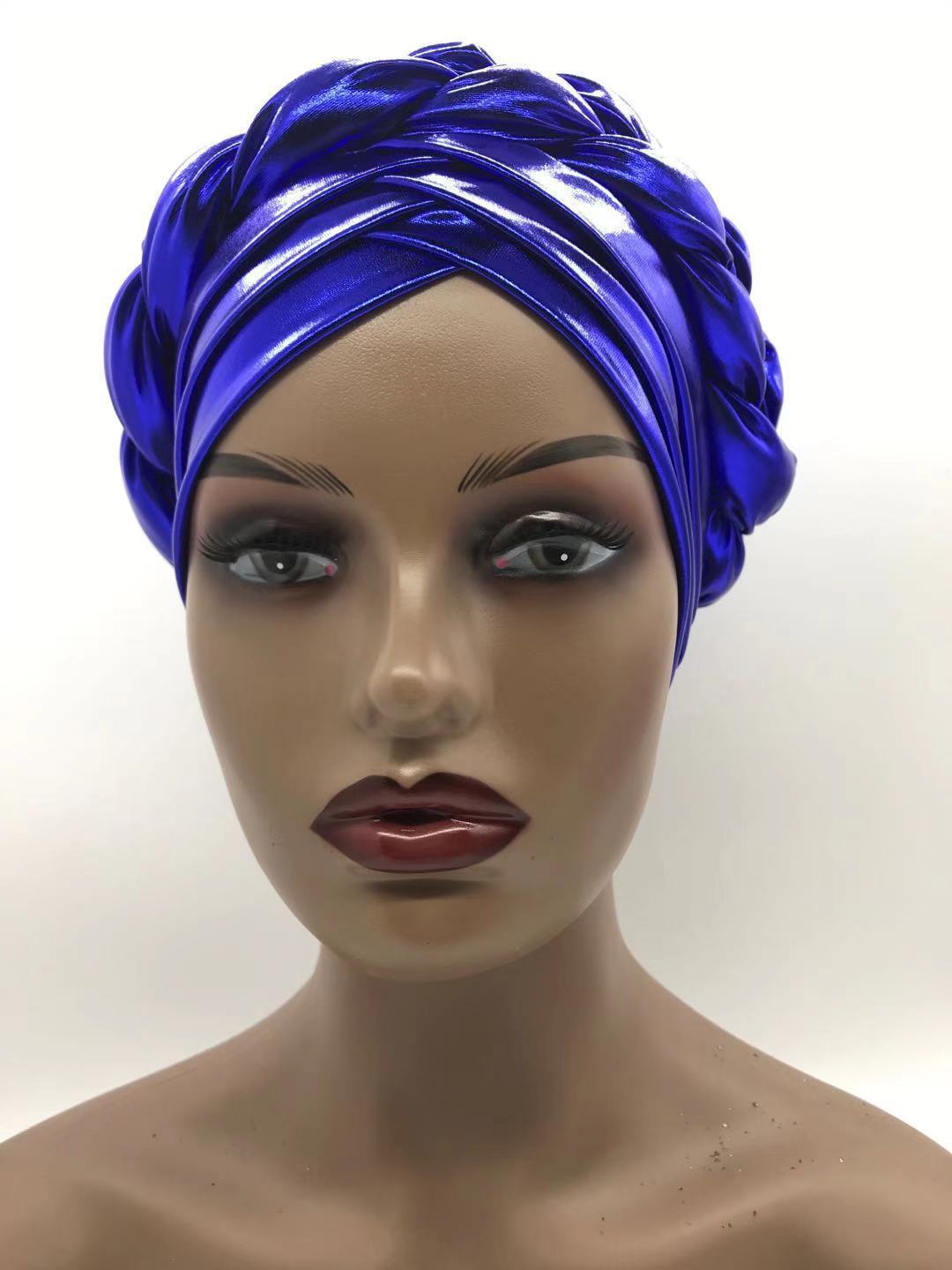 Multicolor Cosplay Wigs with Three-Layer Brim Milk Silk Braided Headpiece for Women