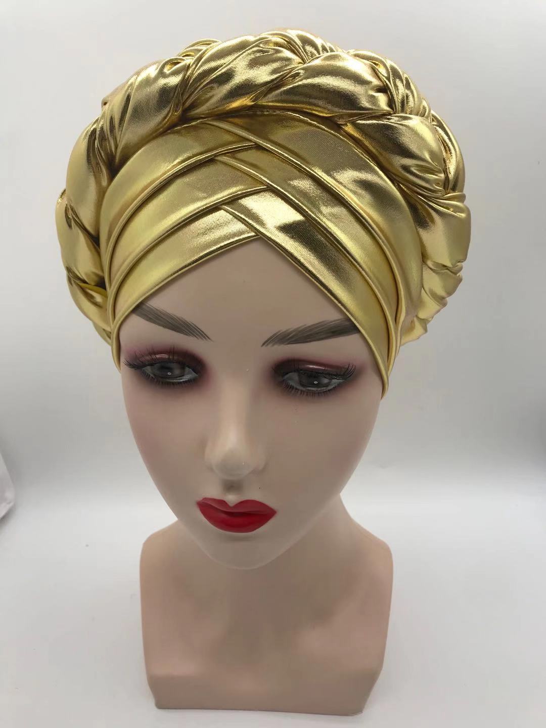 Multicolor Cosplay Wigs with Three-Layer Brim Milk Silk Braided Headpiece for Women