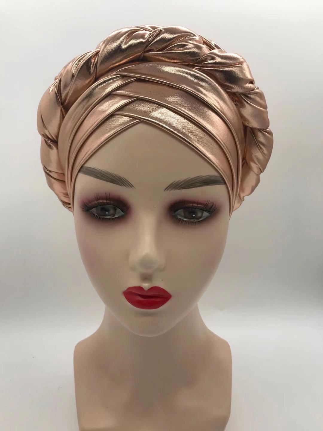 Multicolor Cosplay Wigs with Three-Layer Brim Milk Silk Braided Headpiece for Women