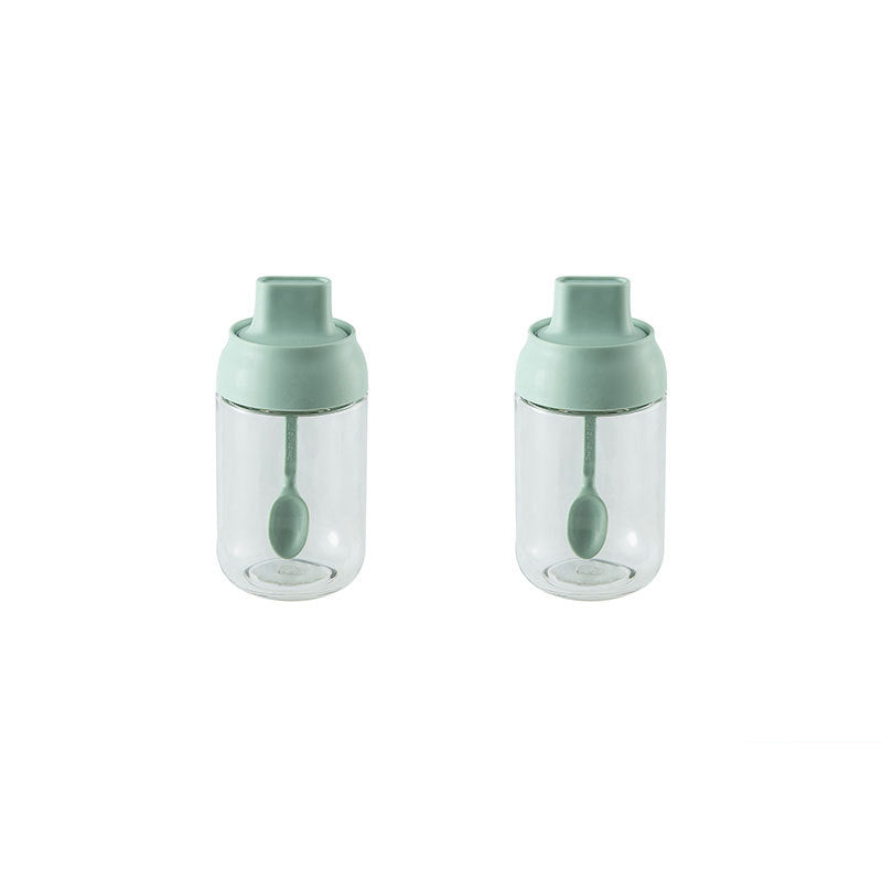 Seasoning Box Set with Salt Shaker, Oil Dispenser & Spoon - Multi-Color