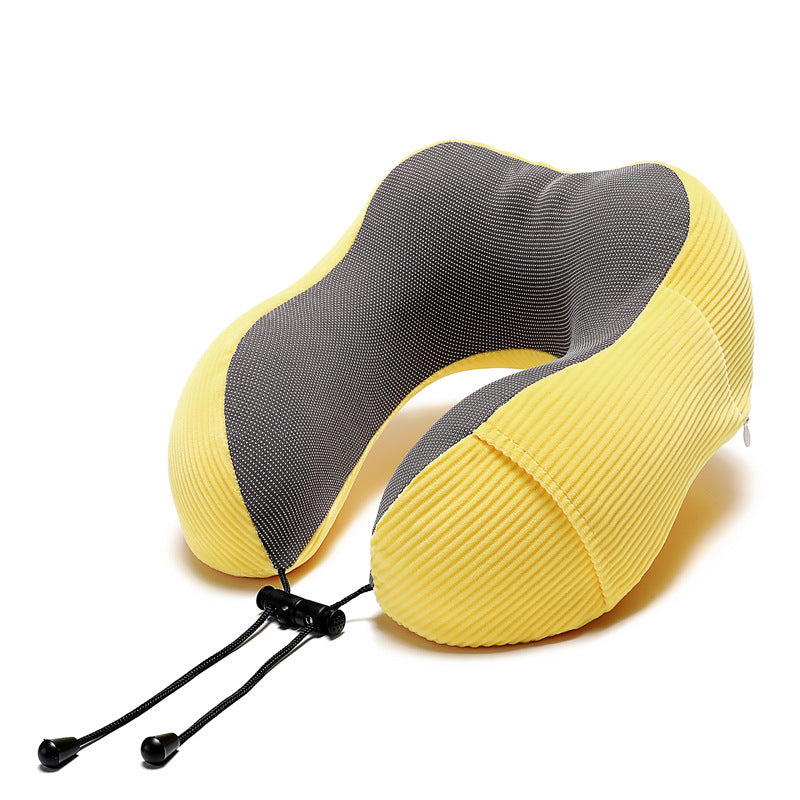 Memory Foam U-Shaped Pillow with Magnetic Stripe for Neck Support