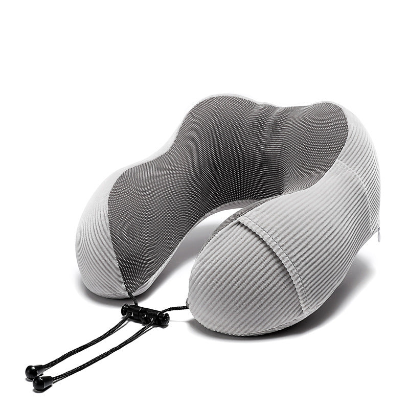 Memory Foam U-Shaped Pillow with Magnetic Stripe for Neck Support