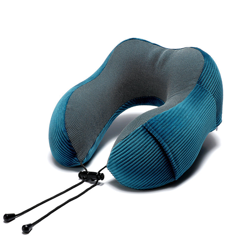 Memory Foam U-Shaped Pillow with Magnetic Stripe for Neck Support
