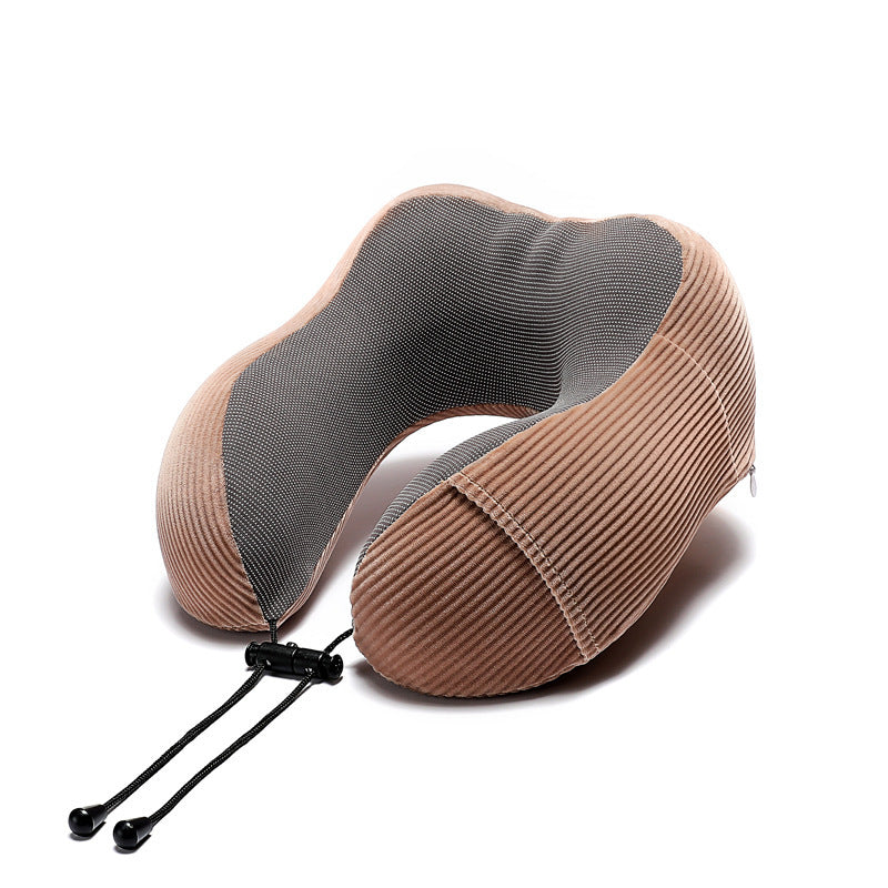 Memory Foam U-Shaped Pillow with Magnetic Stripe for Neck Support