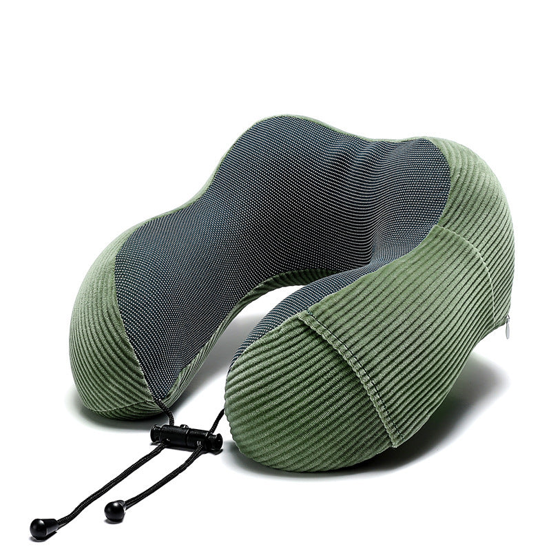 Memory Foam U-Shaped Pillow with Magnetic Stripe for Neck Support