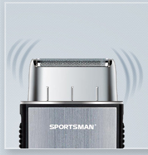 Sm-528 Electric Shaver 2-In-1 Razor - Silver USB Rechargeable