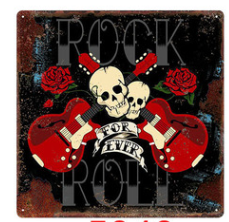Retro Iron Wall Art Sign for Home & Bar Decor - KTV & Restaurant Wall Decoration