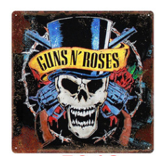 Retro Iron Wall Art Sign for Home & Bar Decor - KTV & Restaurant Wall Decoration