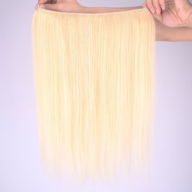 Synthetic Hair Wig with Lace Fish Line Hair Curtain - Non-Marking Hair Extension