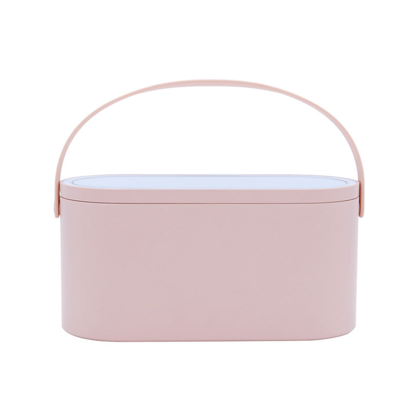 Mini Portable LED Makeup Mirror with Night Light and Rechargeable Battery