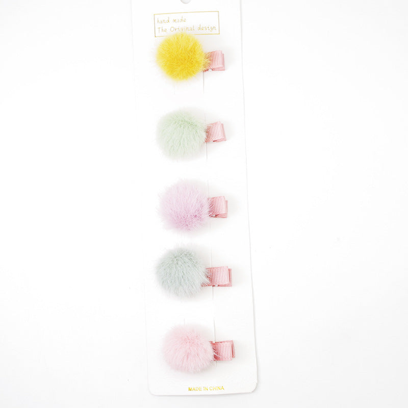 Children's Hairpin Candy Color Mini Princess Hair Accessory - Korean Style Hair Clip & Clamp