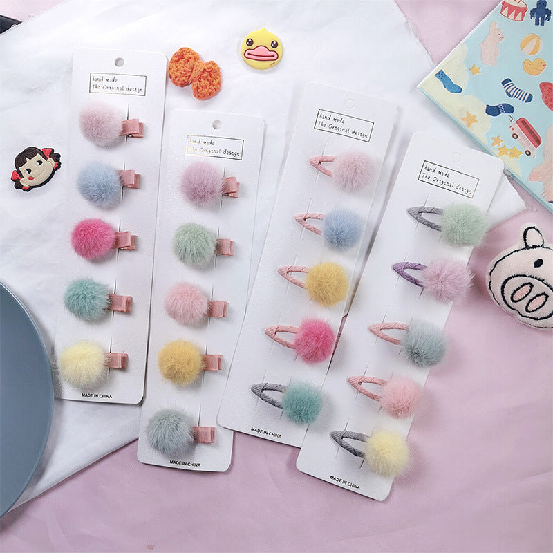 Children's Hairpin Candy Color Mini Princess Hair Accessory - Korean Style Hair Clip & Clamp