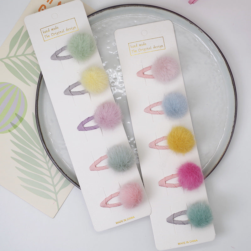 Children's Hairpin Candy Color Mini Princess Hair Accessory - Korean Style Hair Clip & Clamp