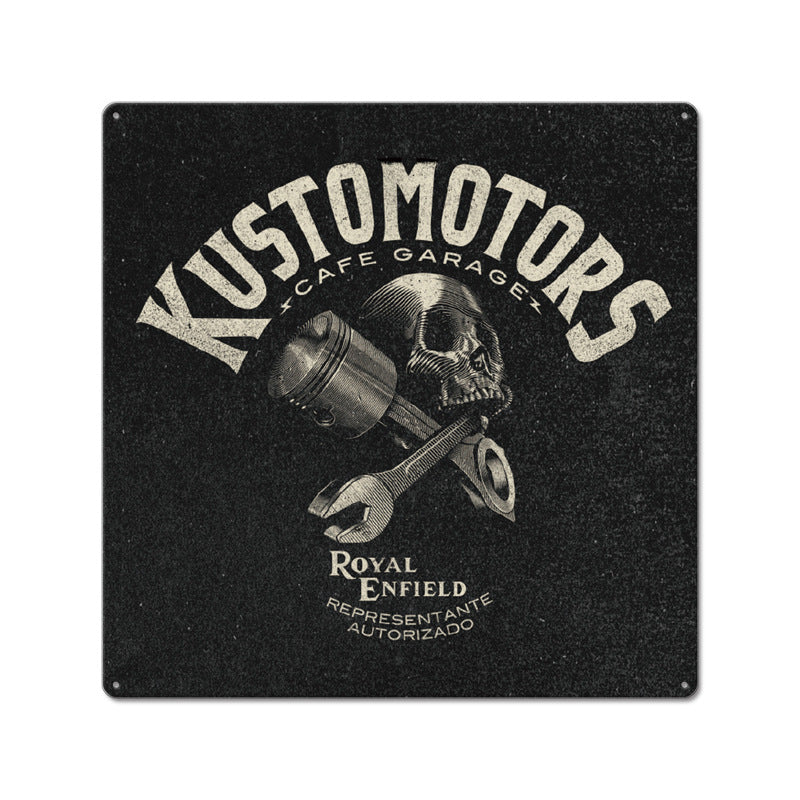 Retro Piston Iron Wall Art - Custom Coffee Shop Home Decor