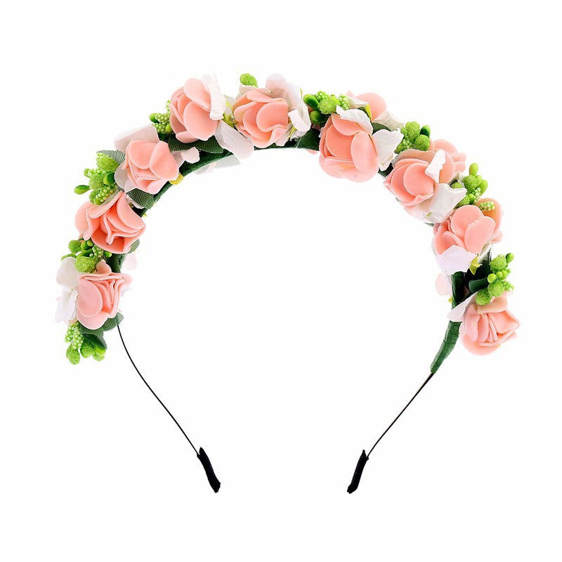 Strawberry Flower Crown Wreath Headdress