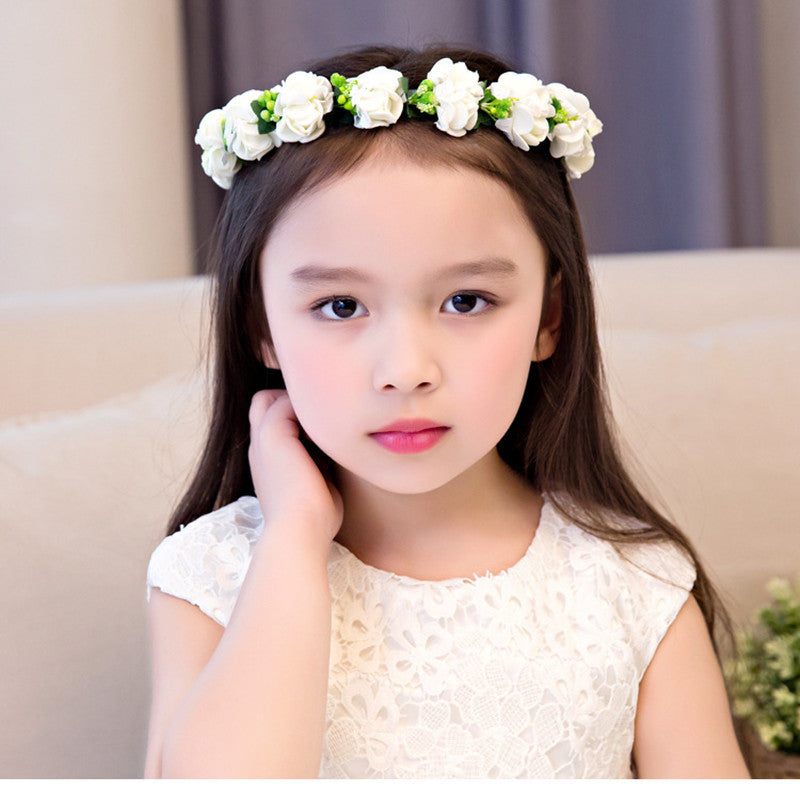 Strawberry Flower Crown Wreath Headdress