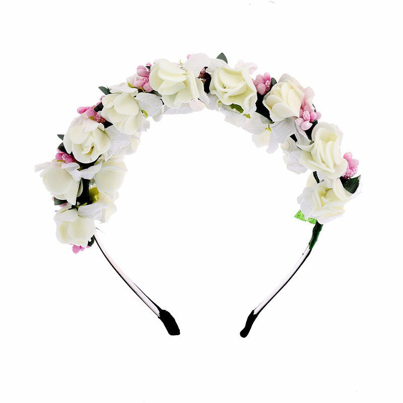 Strawberry Flower Crown Wreath Headdress