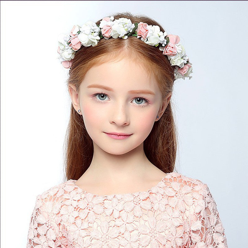 Strawberry Flower Crown Wreath Headdress