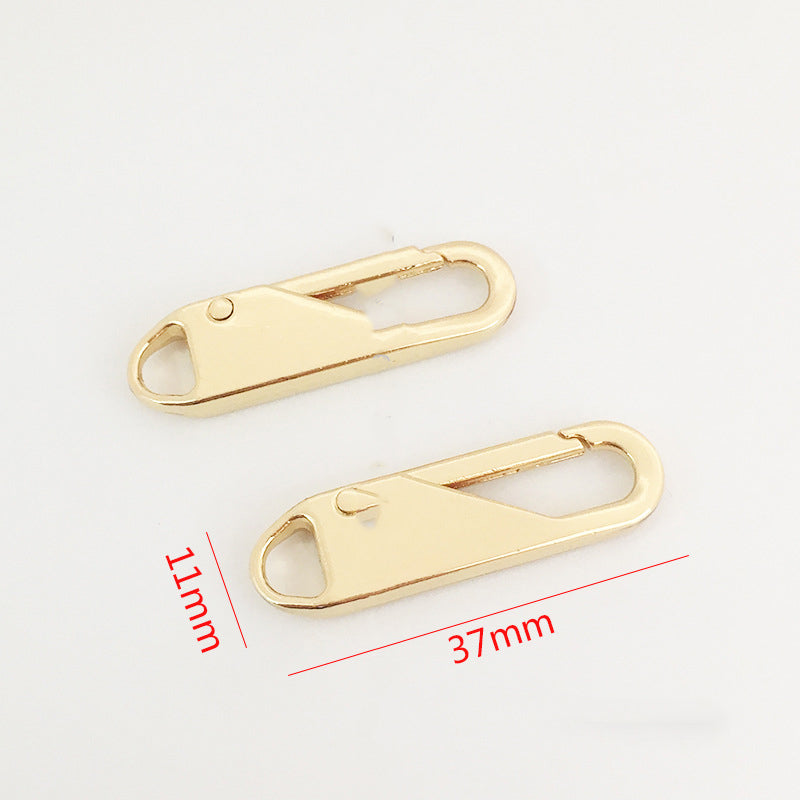 Leather Zipper Bag Accessories - Detachable Zipper Head for Luggage & Clothing