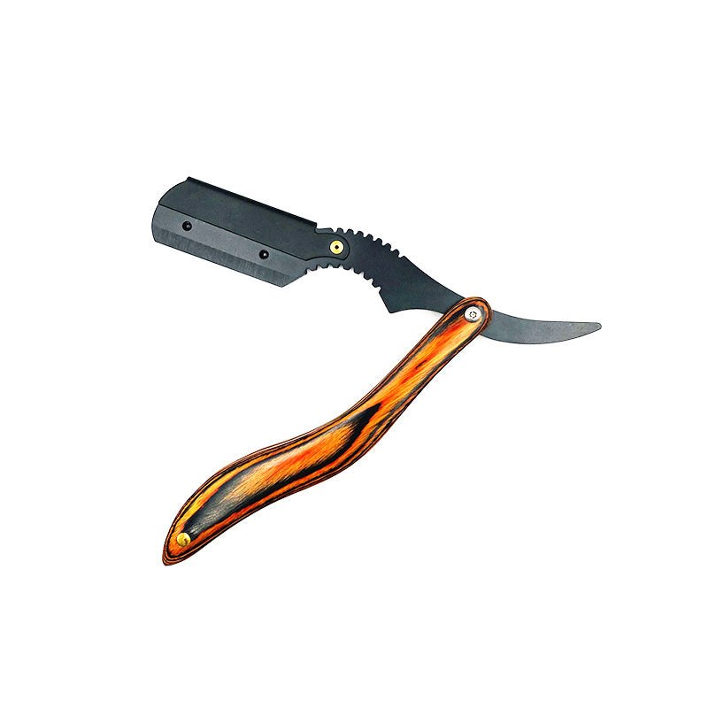 Manual Razor with Wooden Handle - Mercata Black