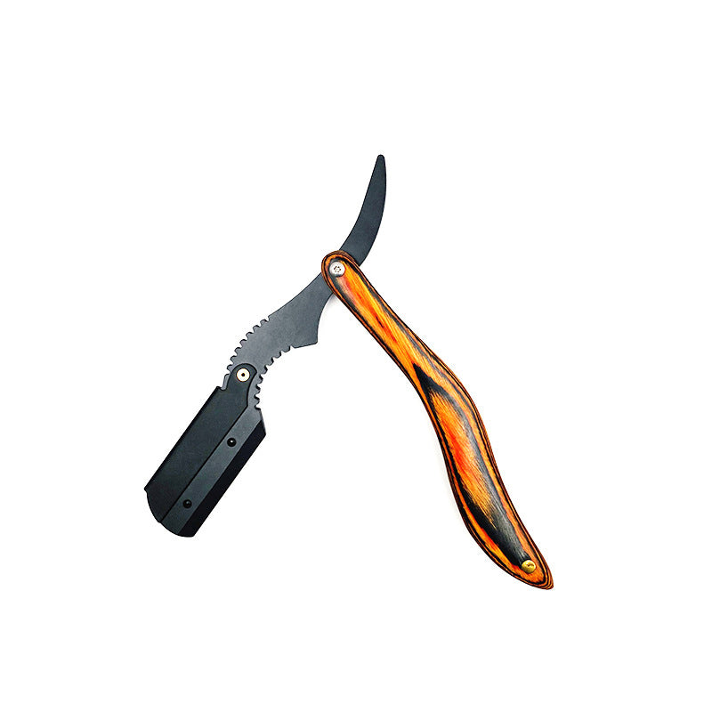 Manual Razor with Wooden Handle - Mercata Black
