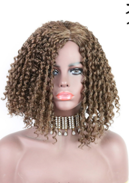 Short Curly Hair Wig - Natural Mechanism Curls
