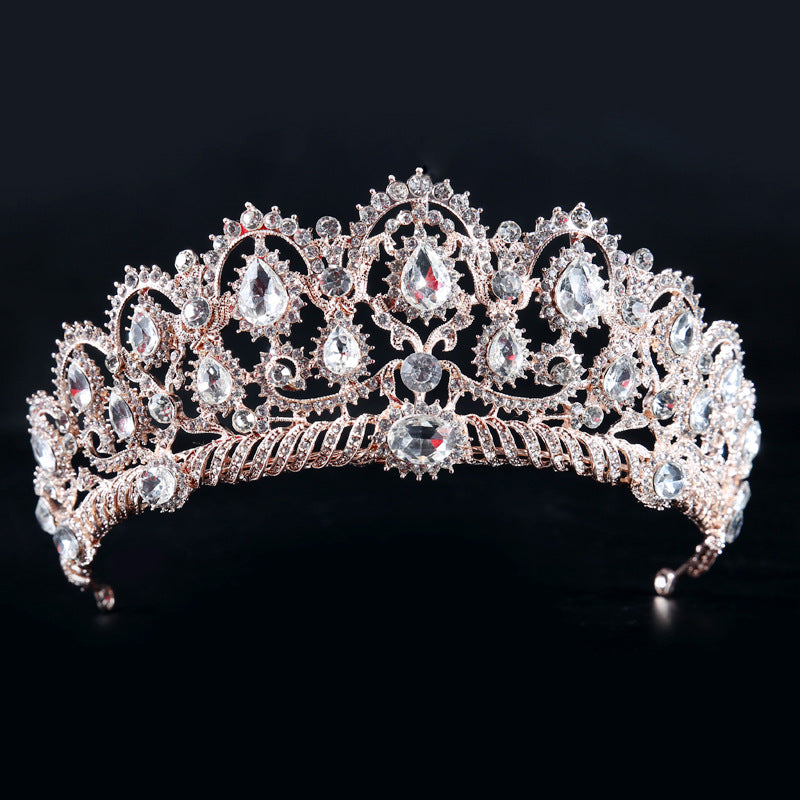 Bridal Rhinestone Crown Headband