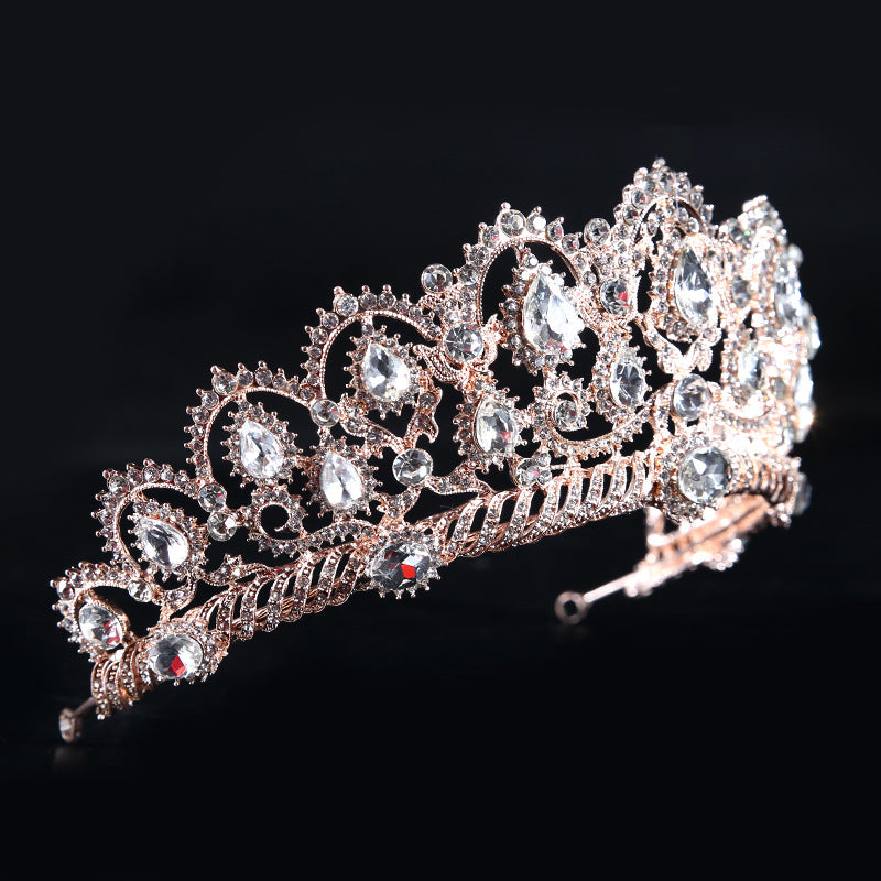 Bridal Rhinestone Crown Headband