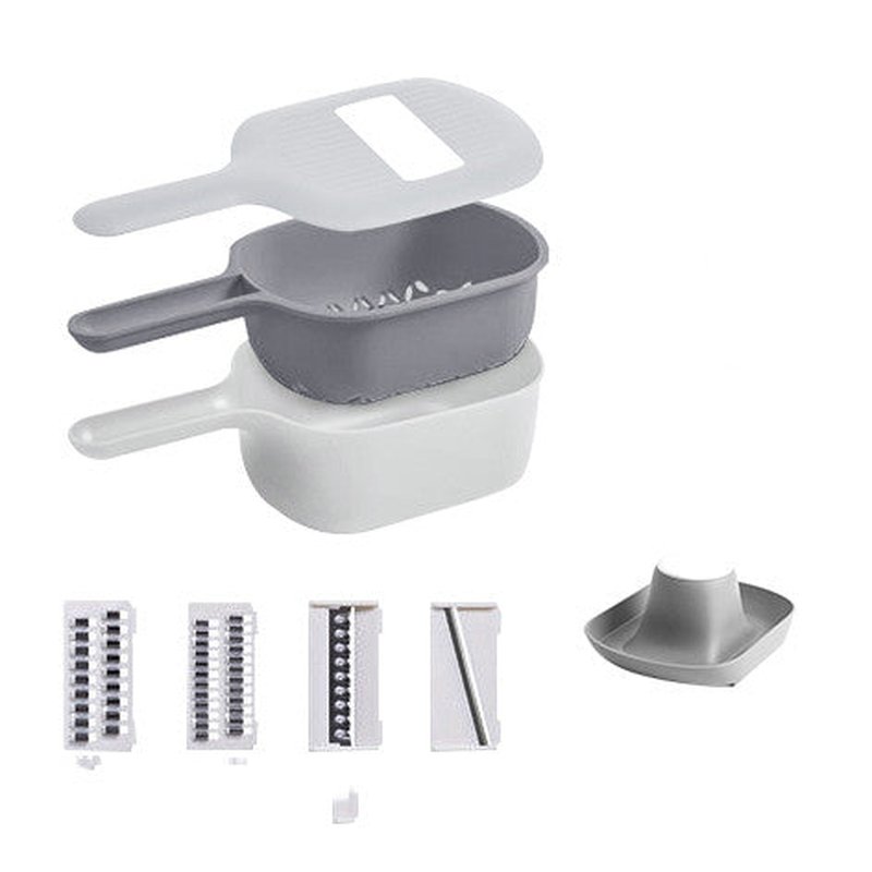 Multi-Function Vegetable Slicer and Food Processor for Kitchen - Pink Set