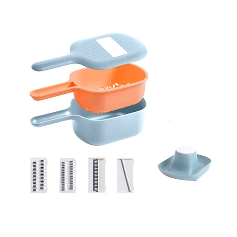 Multi-Function Vegetable Slicer and Food Processor for Kitchen - Pink Set