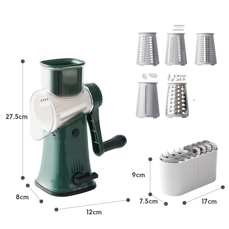 Multi-Function Vegetable Slicer and Food Processor for Kitchen - Pink Set