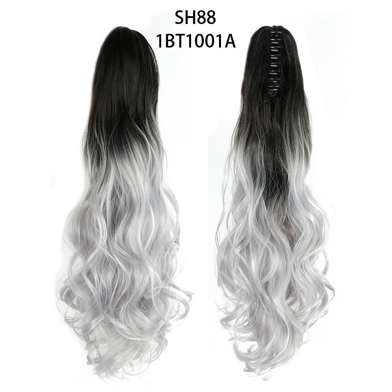Clip-On Wavy Ponytail Hair Extension - Synthetic Claw