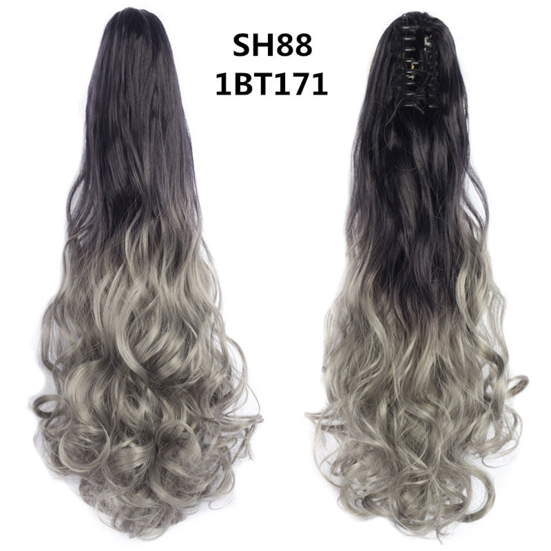 Clip-On Wavy Ponytail Hair Extension - Synthetic Claw