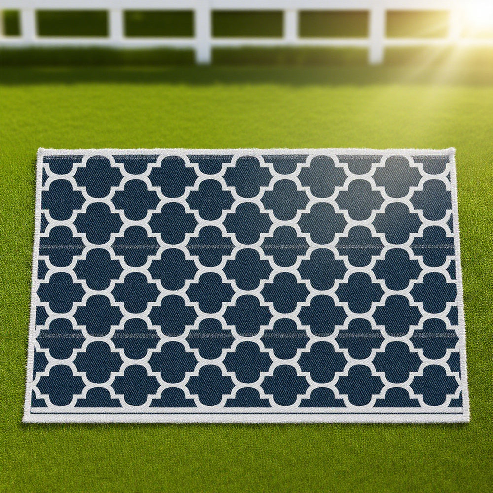 Reversible Waterproof Outdoor Rug for Camping and Patio