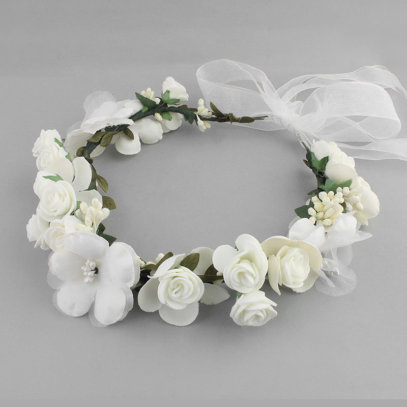 Lace Flower Headband, Multiple Colors