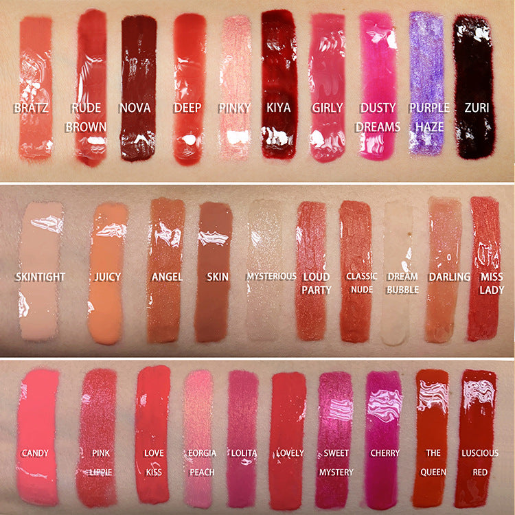 Matte Lip Gloss with Velvet Finish - Hydrating Lip Makeup, 7ml