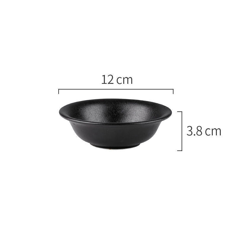 Ceramic Rice Bowl Set - Drum-Shaped Dinnerware for Kitchen & Home