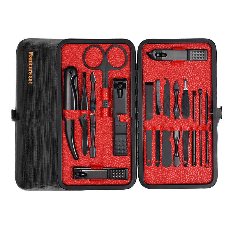 18-Piece Nail Clipper Set - Stainless Steel