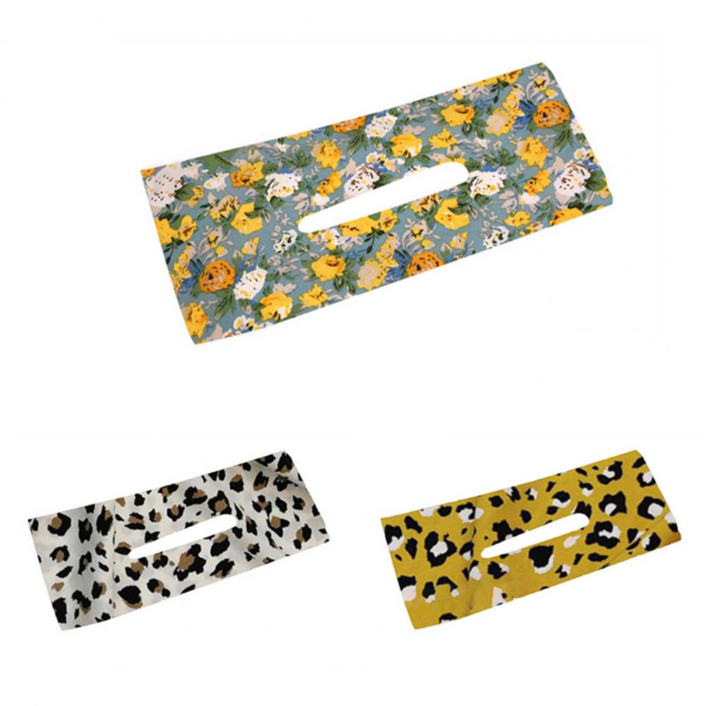 Retro Floral Headband with Soft Breathable Fabric