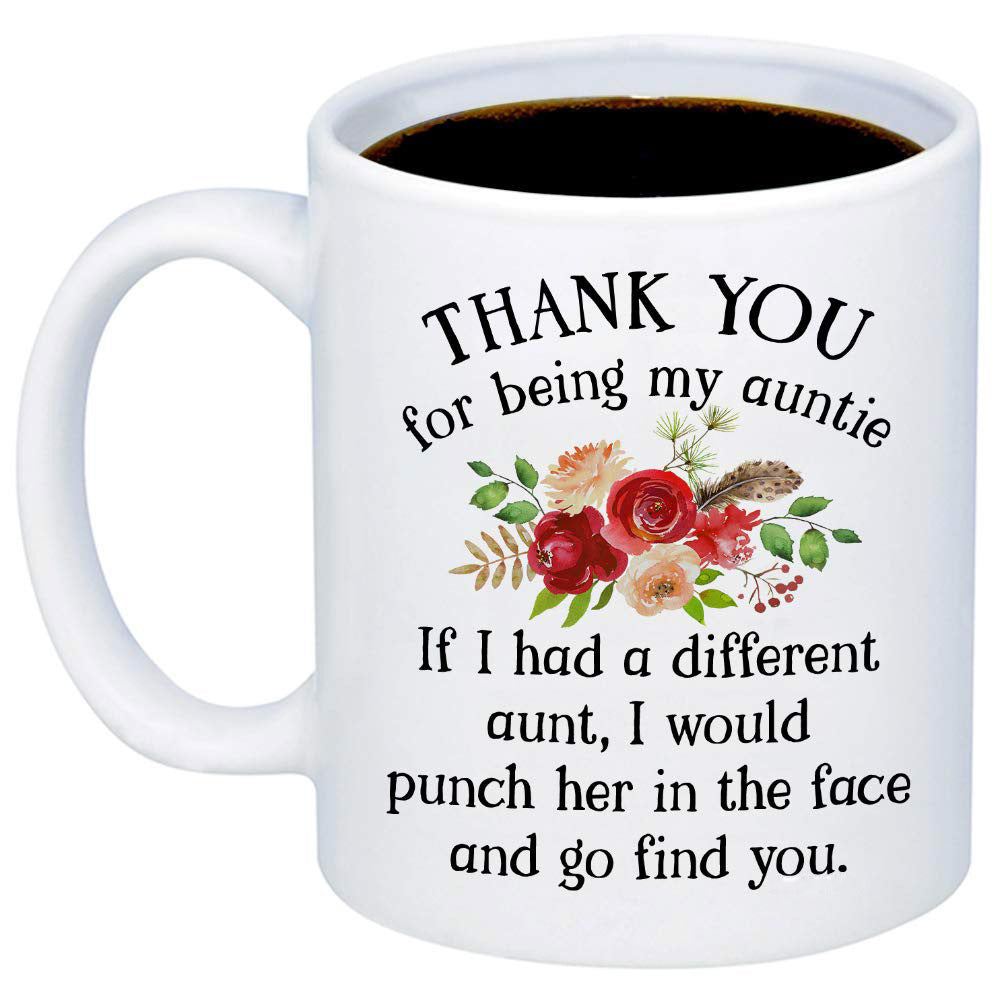 Thank You Sister Wife Ceramic Coffee Mug Water Cup - Multiple Colors