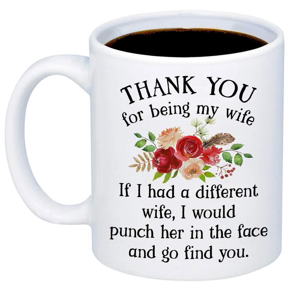 Thank You Sister Wife Ceramic Coffee Mug Water Cup - Multiple Colors