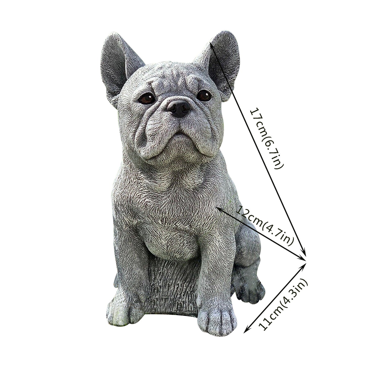 Garden Dog Ornaments Resin Dog Decor for Yard & Garden, Modern Animal Sculpture