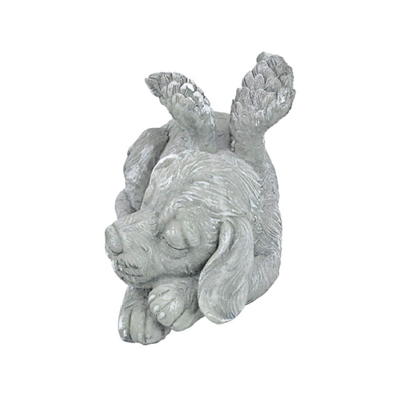 Angel Pet Memorial Grave Marker Statue for Dogs and Cats - Home Garden Decor