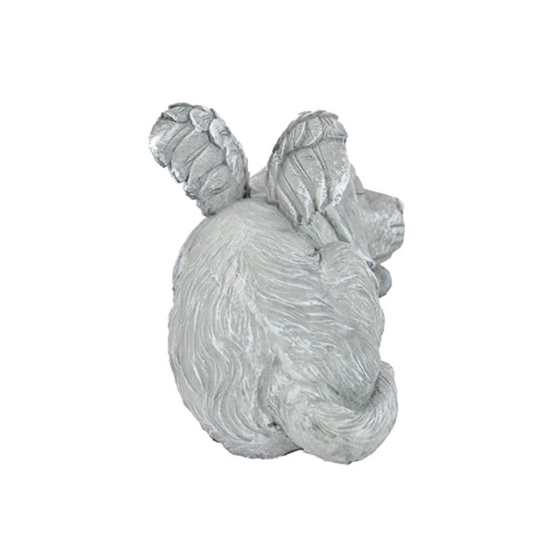 Angel Pet Memorial Grave Marker Statue for Dogs and Cats - Home Garden Decor