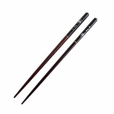 Japanese Style Cherry Wood Chopsticks - Set of 1, Various Colors