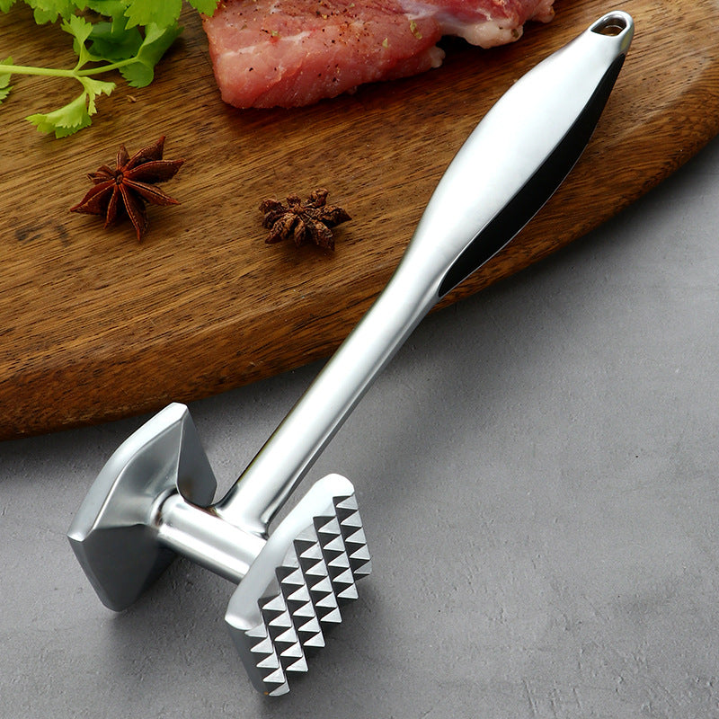 Kitchen Meat Hammer Zinc Alloy Cooking Tool - Silver