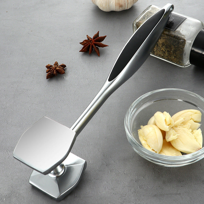 Kitchen Meat Hammer Zinc Alloy Cooking Tool - Silver