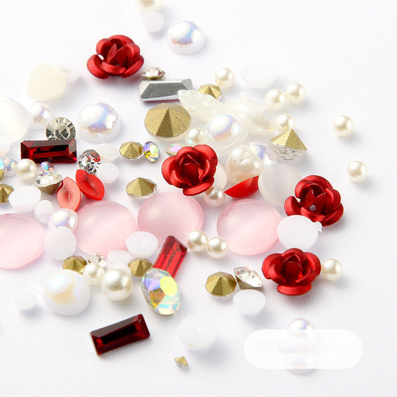 Diamond Nail Art Rhinestones Mix Set for DIY Manicure & Glitter Decorations