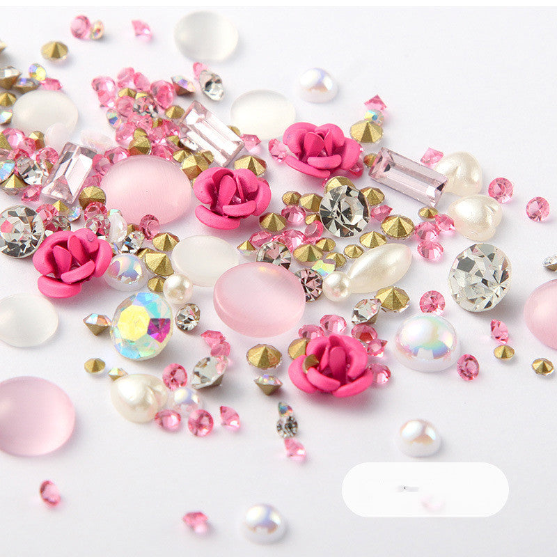 Diamond Nail Art Rhinestones Mix Set for DIY Manicure & Glitter Decorations