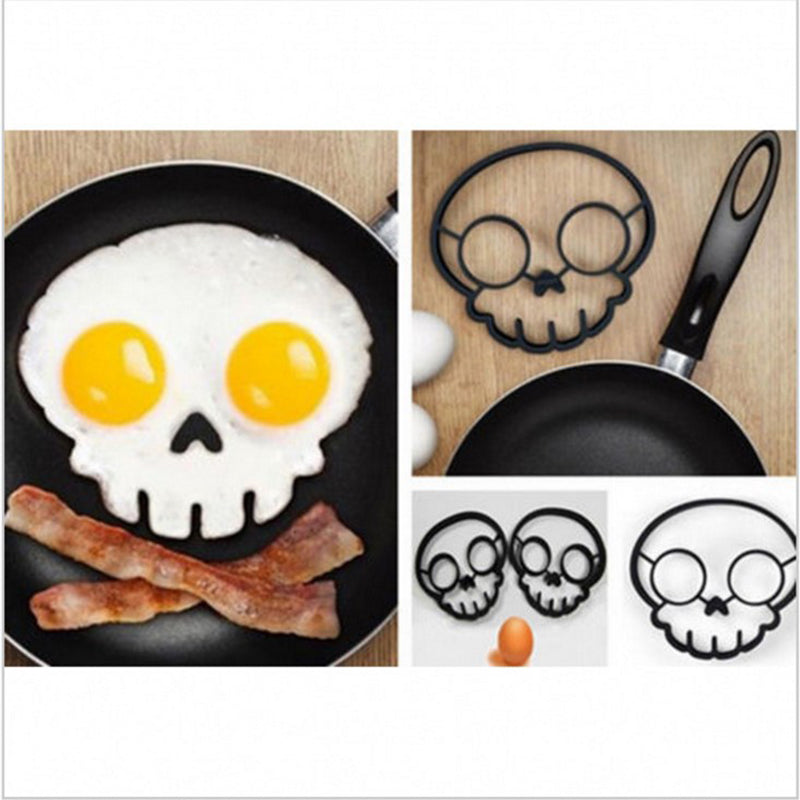Silicone Egg Mold - Sun, Cloud, Skull Shapes for Cooking & Baking